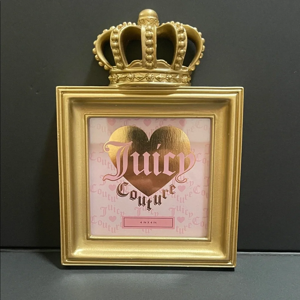 Juicy Couture Regal Gold Frame with Crown - Picture 1 of 1